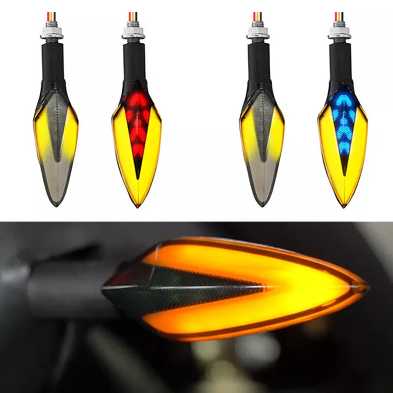 Clignotant arrière moto goutte