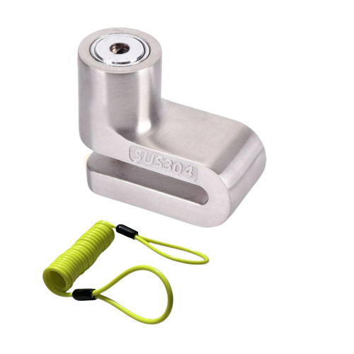 Bloque disque pour moto et scooter avec cable