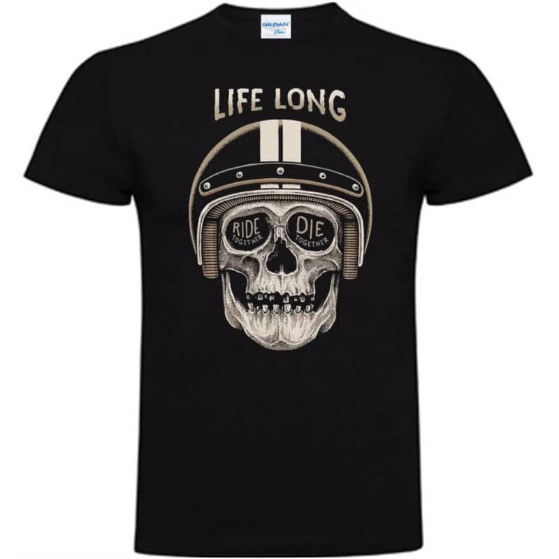 T-shirt motard - life long