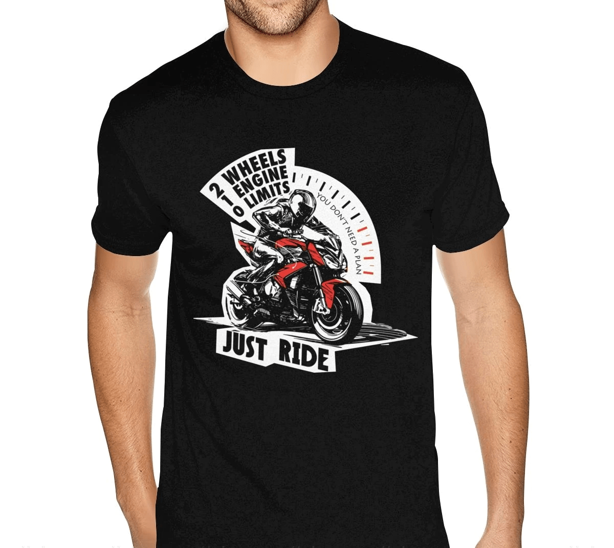 T-shirt de moto - just ride