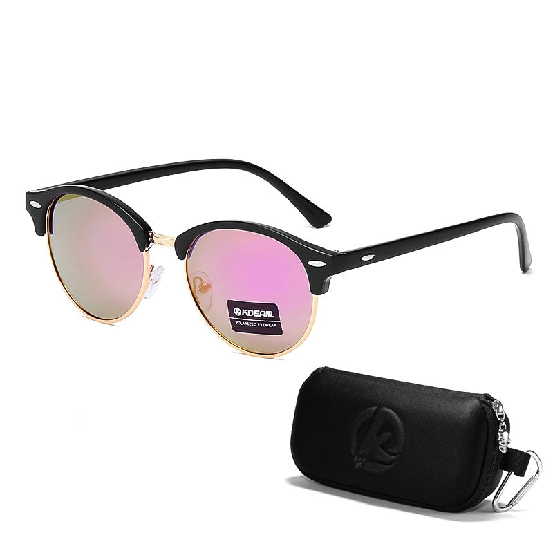 Lunettes de moto polarisées miroir rétro