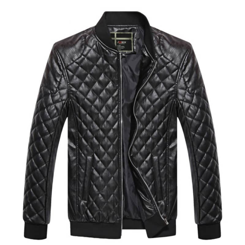 Blouson biker matelassé pour homme
