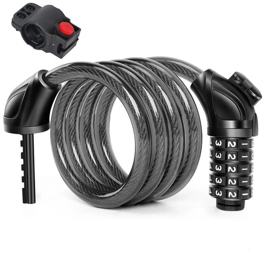 Câble antivol pour casque de moto et scooter