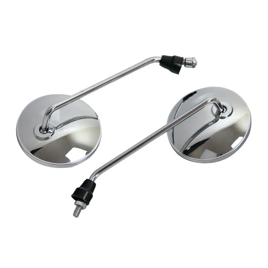 Rétroviseurs vintage rond pour moto et scooter