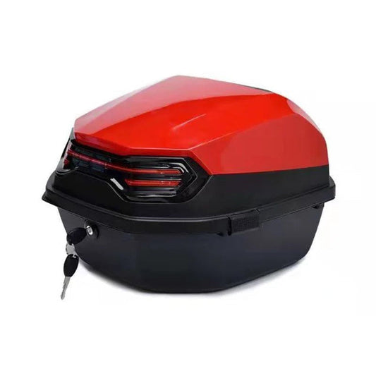 Top case moto rouge 30l