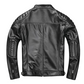 Veste biker en cuir de mouton type perfecto