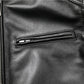 Veste biker en cuir de mouton type perfecto