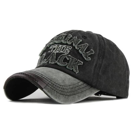 Casquette biker - the original black