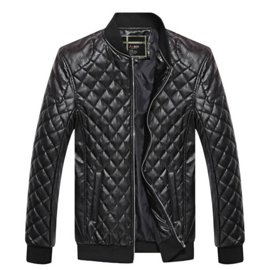 Blouson biker matelassé pour homme